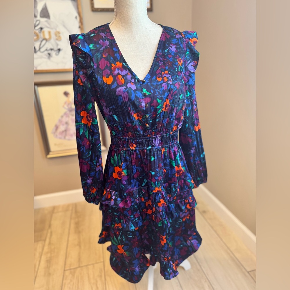 The Pioneer Woman Multicolor Floral Long Sleeve Dress